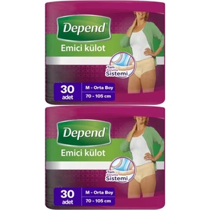 Emici Külot Hasta Bezi Medium - Orta Kadın 60 Adet (2pk*30)