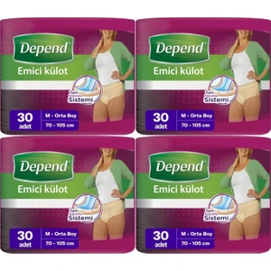 Emici Külot Hasta Bezi Medium - Orta Kadın 120 Adet (4pk*30)