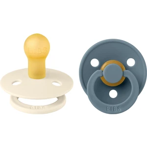 Colour Ikili Kauçuk Emzik- Ivory/petrol 0-6 Ay