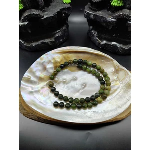 Doğal Taş Delisi Yeşim Doğal Taş Dizisi (8mm) (Sertifikalı)