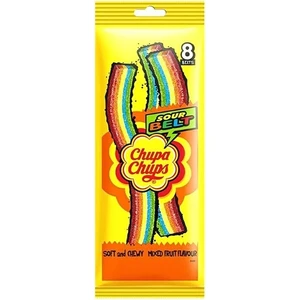 Chupa Chups Sour Belt Mixed Fruit 28 gr