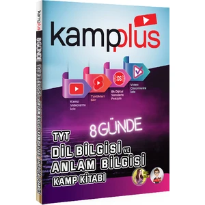 Tonguç Akademi Tonguç Kampüs Kampplus 8 Günde TYT Dil Bilgisi ve Anlam Bilgisi