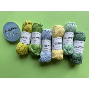 Bibupunch Filyarn 6'lı Ip Seti - 2 ( Yaz Renkleri)