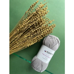 Baby Cotton %100 Pamuklu Punch,örgü, Amigurumi 100 Gram Ip - Gri