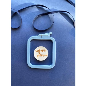 Nurge Plastik Vidalı Kare Kasnak No : 1 ( Özel Mavi Renk - Sınırlı Sayıda )