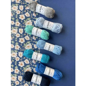 Bibupunch Filyarn 7'li Ip Seti ( Mavi Tonları ) Özel Seri