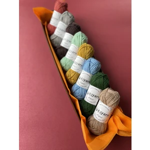 Bibupunch Filyarn 8'li Ip Seti ( Toprak Tonları)