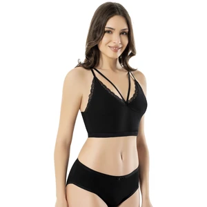 6379 Ince Askılı Krop Model Bayan Yarım Atlet Büstiyer