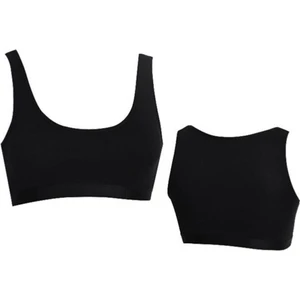 6313 Kalın Askılı Pedli Bayan Büstiyer Yarım Atlet