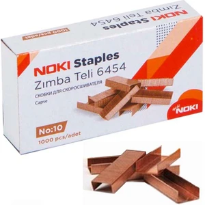 Zımba Teli Küçük No:10 1000'li Bakır Sarı 1 Paket 6454