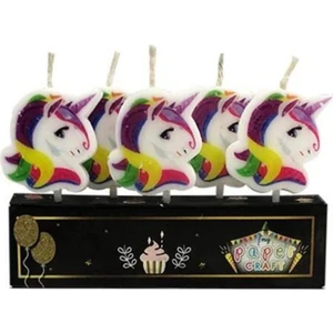 Çıtı Pıtı Store 5'li Unicorn Pasta Mum