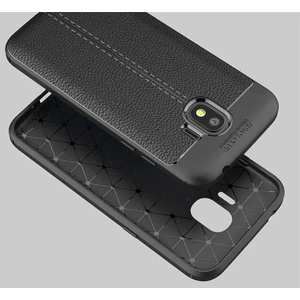 Kip GSM Galaxy J2 Pro 2018 Kılıf Deri Görünümlü Niss Silikon Kapak