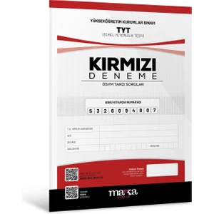 Marka Yayınları 2025 TYT Yeni Nesil Kırmızı Deneme Tamamı Video Çözümlü