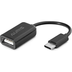 USB Kablo Otg 3.1 Type-C Erkek 3.0 Dişi 20 cm Çevirici Dönüştürücü Siyah