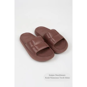 Lissa Kahverengi Eva Yazlık Plaj - Günlük Platform Terlik