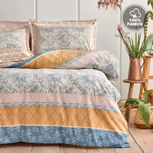 Bedding Delissa Çift Kişilik Ranforce Nevresim Seti - Mavi