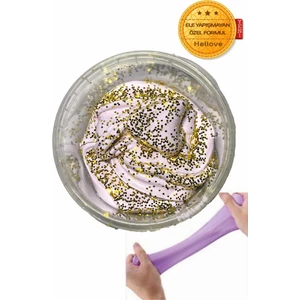 Simli Slime Oyun Hamuru Gold  Ele Yapışmayan Pofuduk Slaym 1 Adet