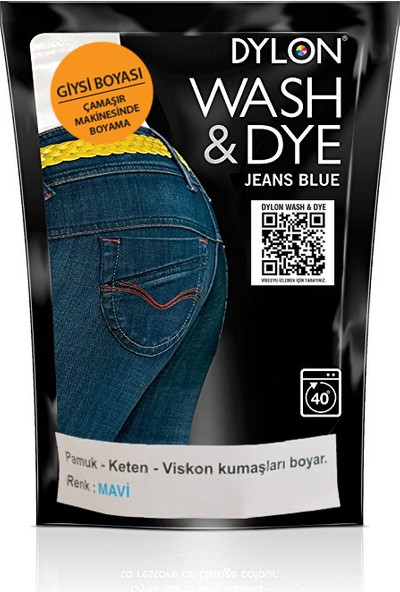 Dylon Dylonjeans Mavi - Jeans Blue Wash & Dye-Kumaş Boyası - Giysi Boyası