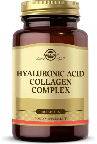 Solgar Hyaluronic Acid 120 mg 30 Tablet