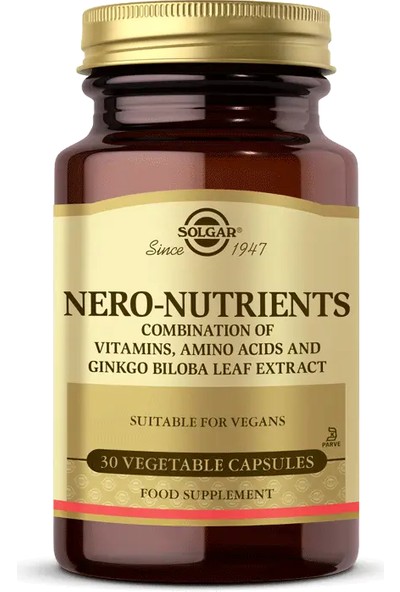 Solgar Nero-Nutrients 30 Kapsül