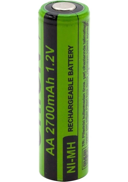 1.2V Ni-Mh Aa 2700 Mah Şarj Edilebilir Kalem Pil