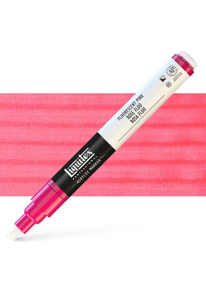 : Professional Akrilik Markör : Ince Uç (2 Mm) : Fluorescent Pink 987