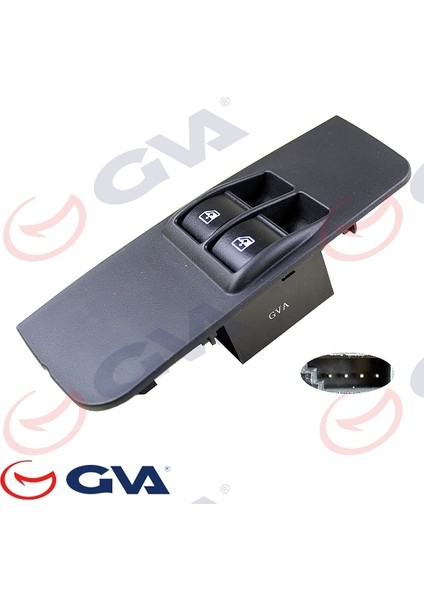 Cam Açma Anahtari Fiat Linea Active Sol Çiftli - Çerçeveli - Sürücü