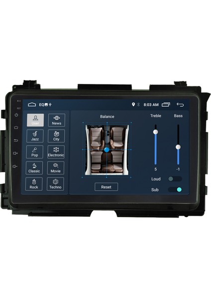 Honda Xr-V Android 11 Carplay Multimedya Ekran Teyp 2GB+16GB modelleri