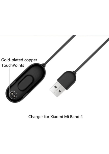 Orjinal Xiaomi Mi Band 4 Akıllı Bileklik USB Dock Şarj Kablosu