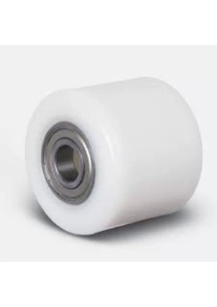 Transpalet Tekeri Poliamid Bilyalı Rulmanlı Beyaz 82 x 60 x 20