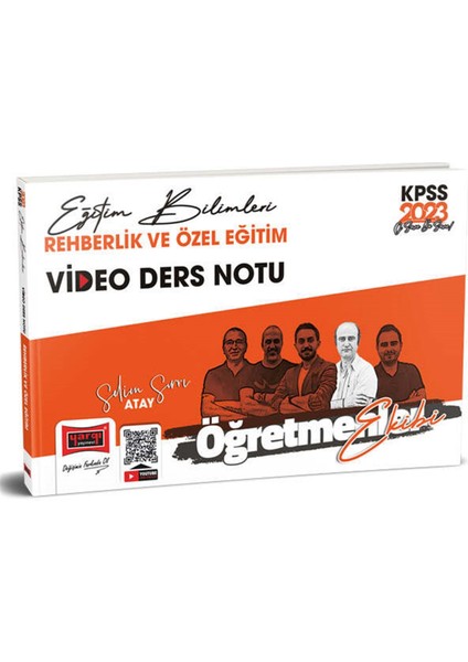 KPSS 2023 Eğitim Bilimleri Öğretmenler Ekibi Rehberlik ve Özel Eğitim Video Ders Notları