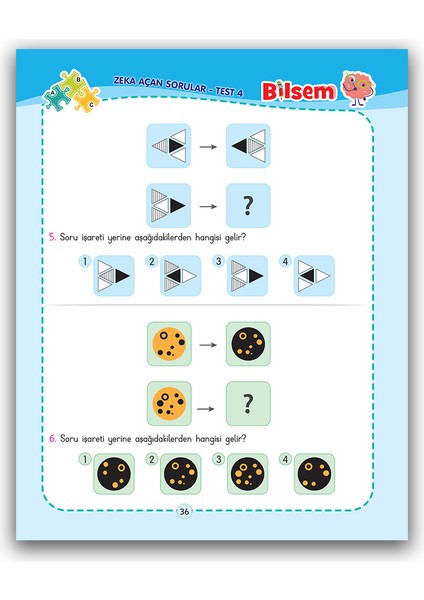 Bilsem Zeka Açan Sorular 1. Seviye - Bilişsel Beceri Gelişimi - Hüseyin Demir