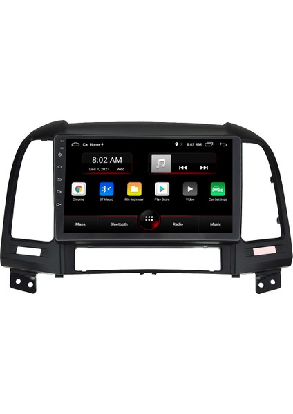 Hyundai Santa Fe Android 11 Carplay Multimedya Ekran Teyp 2GB+16GB