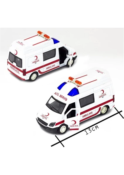 Birlik Toys 5058A-12D Minitro Çek Bırak Ambulans