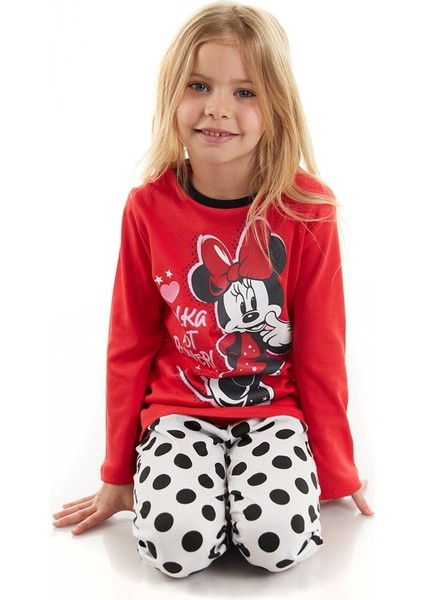 Lisanslı Kız Çocuk Puantiyeli Pijama Takım 20242 fiyatları