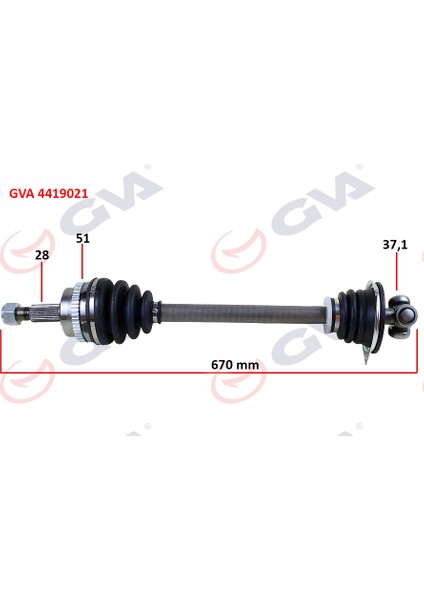 Komple Aks Sol Master-Movano Iı 2.5d 98-10 Abs Li 51DIŞ 670MM [adet]