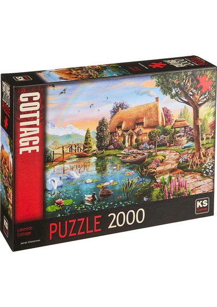 Ks Lakeside Cottage 2000 Parça Puzzle