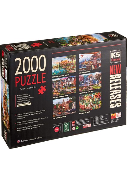 Ks Lakeside Cottage 2000 Parça Puzzle