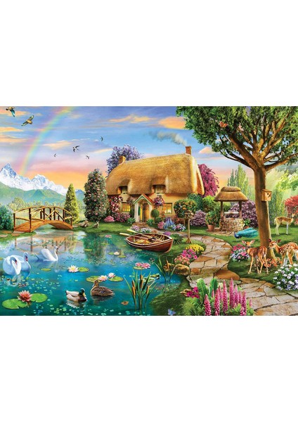 Ks Lakeside Cottage 2000 Parça Puzzle