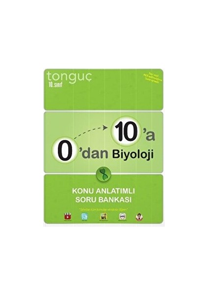 Tonguç Akademi 2020 10. Sınıf 0’dan 10’a Biyoloji Konu Anlatımlı Soru Bankası