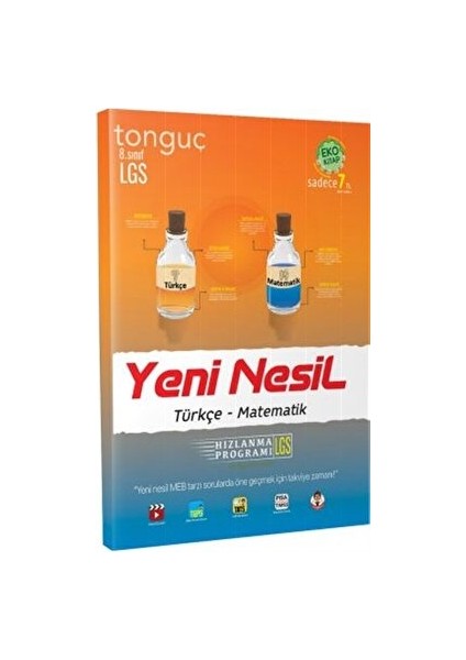 Tonguç Akademi 8. Sınıf Yeni Nesil Türkçe Matematik Soru Bankası