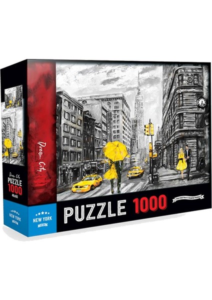 Dream City New York Puzzle Yapboz - 1000 Parça