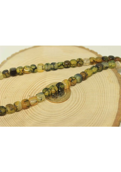 Akik Taşı Küp Şekilli 7-8mm Aralığı (24210) fiyatları