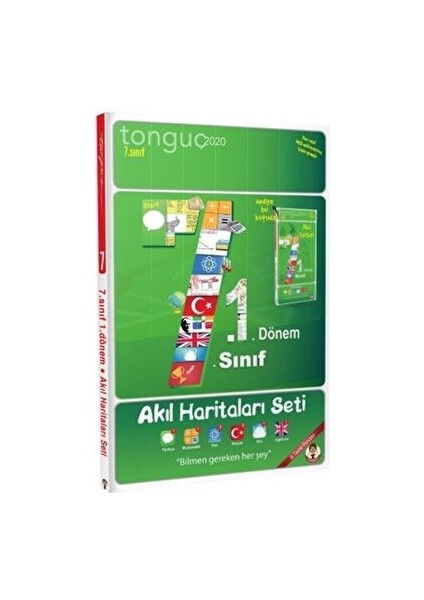 2020 7. Sınıf 1. Dönem Akıl Haritaları Seti (8 Poster)