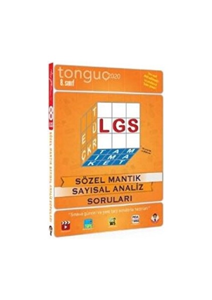 8. Sınıf LGS Sözel Mantık Sayısal Mantık Analiz Soruları Tonguç Akademi