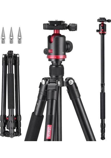 Mt-51 Katlanabilir Çok Fonksiyonlu Alüminyum Tripod