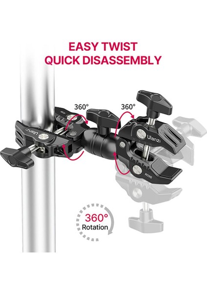 R096 Double Super Clamp Kelepçe
