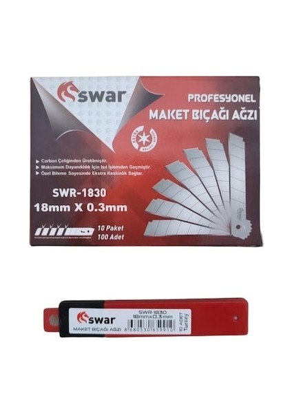 Maket Bıçağı 10 Adet
