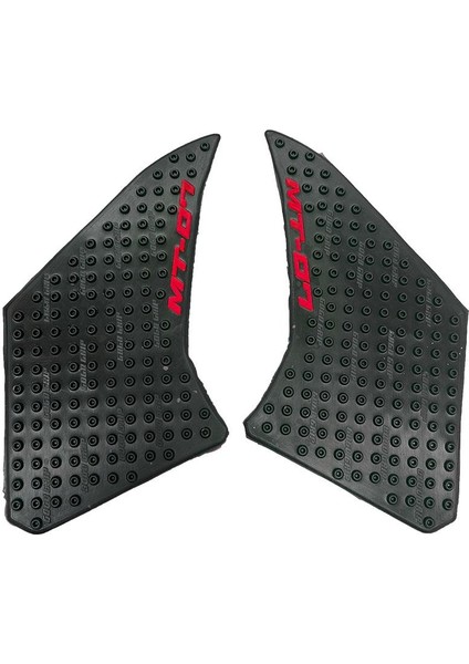 Yamaha Mt07 2021 - 2024 Uyumlu Siyah Kırmızı Gogo Grip