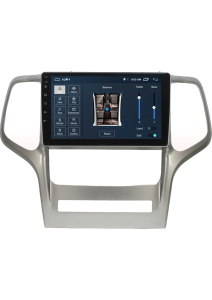 Jeep Cherokee Android 11 Carplay Multimedya Ekran Teyp 2GB+16GB fırsatları